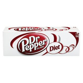 Dr. Pepper Diet Soda 12 oz, 12 pk
