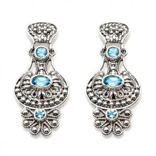 Himalayan Gems™ Sterling Silver Gemstone Drop Earrings