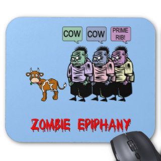 Funny zombie mouse pads