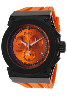 Invicta 12014  Watches,Mens Akula Chronograph Orange Dial Orange Silicone, Chronograph Invicta Quartz Watches