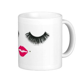 baby girl lashes mugs