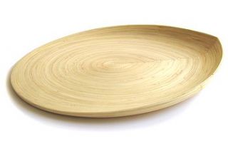 bamboo platter by e side