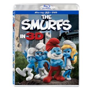 The Smurfs in 3D (3 Discs) (3D/2D) (Blu ray/DVD)