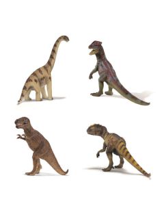 Brachiosaurus, Dilophosaurus, Tyrannosaurus & Allosaurus Set by Schleich