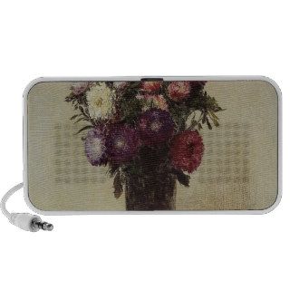 Henri Fantin Latour Vase of Flowers Queens Daisies Portable Speaker