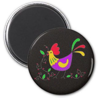 Pysanka Symbol Rooster Fridge Magnets