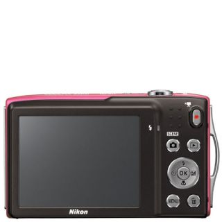 Nikon Coolpix S3300 Compact Digital Camera (16MP, 6x Optical, 2.7 Inch LCD)   Pink      Electronics