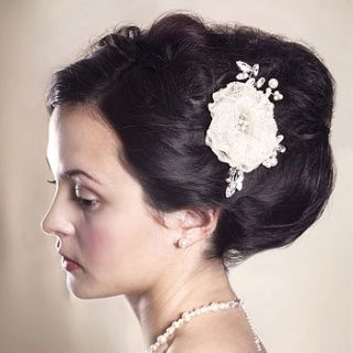 handmade melody wedding hair comb by rosie willett designs