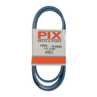 PIX Blue Kevlar V-Belt with Kevlar Cord — 88in.L x 1/2in.W, Model# A86K/4L880K  Belts   Pulleys