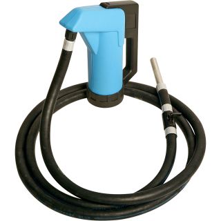 LiquiDynamics Lever Operated Hand Pump for DEF — With 3/4 in. x 12 Ft. Hose and Ball Valve Shutoff, Model# 560008V-12  DEF Hand   Barrel Pumps