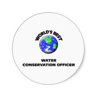 World's Best Water Conservation Officer Sticker