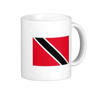 Trinidad and Tobago Flag Coffee Mugs