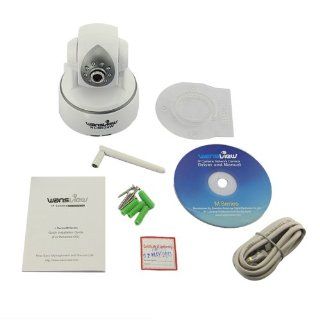 WANSVIEW NCM 624W Pan & Tilt IP Camera, 5 Meter Night Vision, Motion Detection Email & FTP Alarm, 4mm Lens  Dome Cameras  Camera & Photo