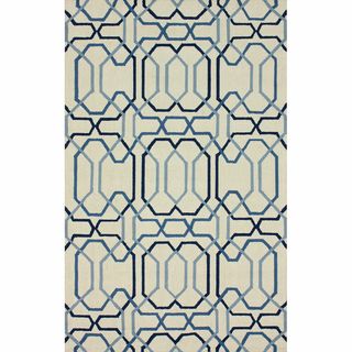 nuLOOM Handmade Marrakesh Trellis Ivory Wool Rug (5' x 8') Nuloom 5x8   6x9 Rugs