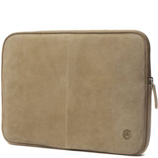 dbramante1928 Leather Netbook Case 11 Inch   12 Inch   Beige Suede and Brown Piping      Computing