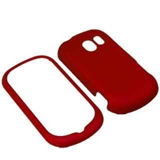 SkyTouch Hard Shield Shell Cover Snap On Case for Verizon LG Extravert VN271  Red Cell Phones & Accessories