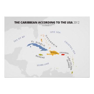 The Caribbean According to the USA Print