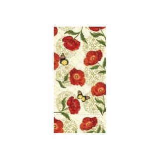 Poppies and Butterflies Cloth Table Napkins, Set of 4 by Kay Dee Designs  