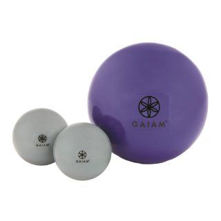 Gaiam Massage Therapy Kit  Yoga Starter Sets  Sports & Outdoors
