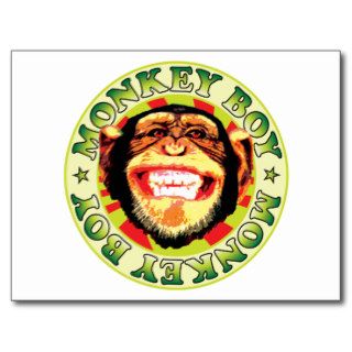 Monkey Boy Post Card