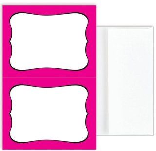 Great Papers Fuchsia Frame 2Up Postcard 50PK  Blank Greeting Cards 