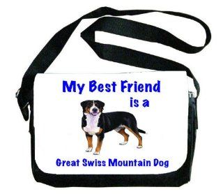 My Best Friend is Greater Swiss Mountain Dog Messenger Bag Computers & Accessories