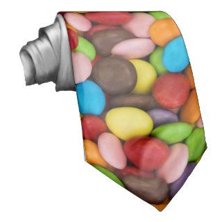 smarties background novelty tie