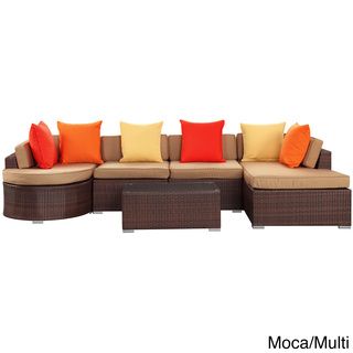 Montana Outdoor Patio 5 piece Sectional Set Modway Sofas, Chairs & Sectionals