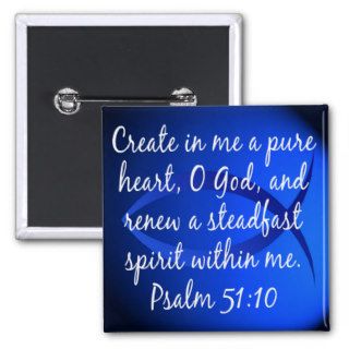 Psalm 5110 pinback buttons