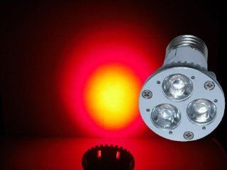 LED Red 630nm Grow Light 3W   Standard Base 120V  Led Household Light Bulbs  Patio, Lawn & Garden