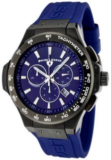 Swiss Legend 40051 BB 03 R  Watches,Mens Maverick Chronograph Blue Rubber, Chronograph Swiss Legend Quartz Watches
