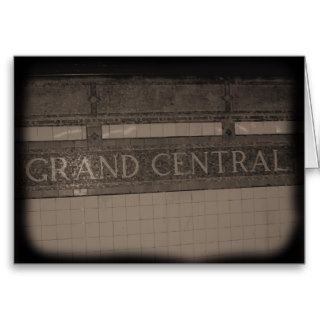 Grand Central Station Greeting Card