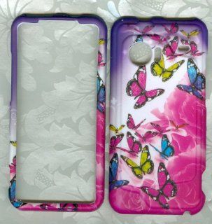 rose butterfly Verizon Htc Droid Incredible 6300 Phone Cover Cell Phones & Accessories