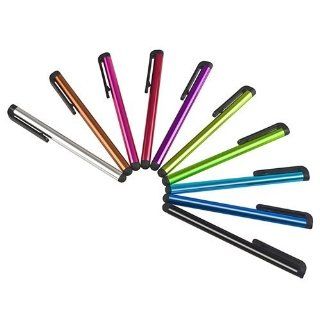 Einzige 10x Universal Capacitive Touch Screen Stylus   (White, Brown, Rose, Red, Purple, Light Green, Green, Light blue, Darkblue, Black) for LG Nexus 5 Nexus 4 Lumia 520 1520 720 920 625 Sony Xperia Z1 Xperia Z Apple iPhone 2G 3G 3GS iPhone 4 iPhone 4S iP