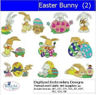 Digitized Embroidery Designs   Easter Bunny(2)