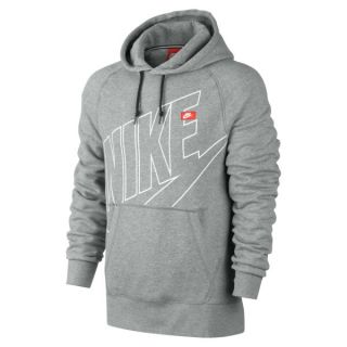 Nike Mens AW 77 Tape Logo Crew Neck Sweater   Dark Grey      Mens Clothing