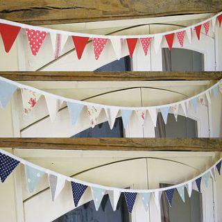 mini bunting by charlotte macey