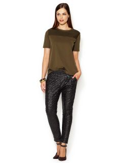 Sequin Mid Rise Pant by Isabel Lu