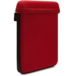 Apple iPad Accessories Exclusive Limited Edition Tilt Stand RED EVA iCap iPad Cube Hard Nylon Case for iPad (Compatible with all versions of iPad Touch Tablet 8GB 16 GB 32 GB 64 GB) Case its " Tsa Compliant Checkpoint Friendly " + Includes an eB