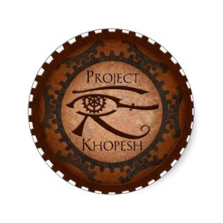 Project Khopesh Round Stickers