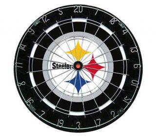 NFL Pittsburgh Steelers Bristle Dartboard Set —