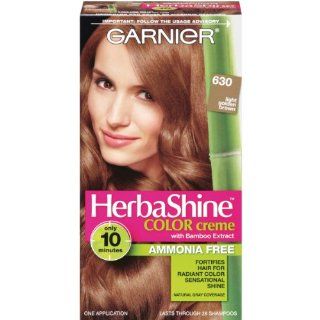 Garnier Herbashine Haircolor, 630 Light Golden Brown  Chemical Hair Dyes  Beauty