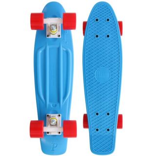 Penny Cruiser Complete Cyan/White/Red 22in