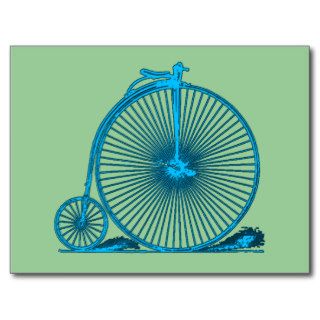 Cool Vintage Bicycle Illustration Products Post Card