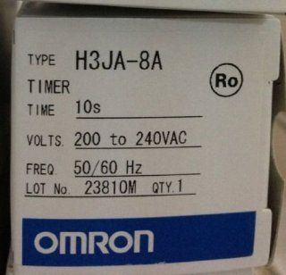 Omron H3JA 8A AC200 240 10S ON Delay Timer Electronics