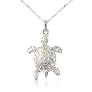 sea turtle pendant/necklace by argent of london