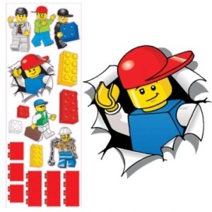 LEGO Maxi Wall Stickers (Large)      Toys