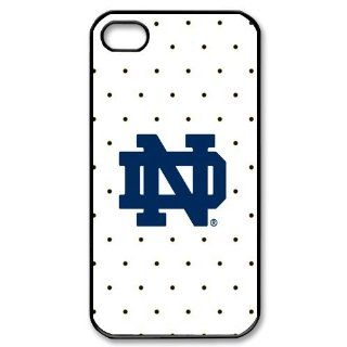 Personalized Notre Dame Fighting Irish Hard Case for Apple iphone 4/4s case BB635 Cell Phones & Accessories