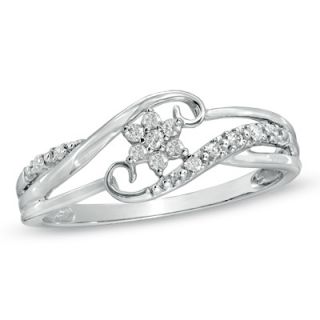 Cherished Promise Collection™ Diamond Accent Snowflake Ring in 10K