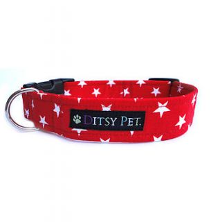 midnight star dog collar by ditsy pet